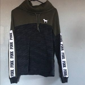 Women’s VS Pink Brand Cowel Neck Sweatshirt,Medium